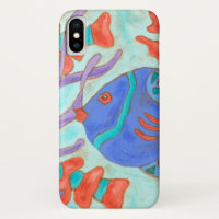 Poisson de couleur pop