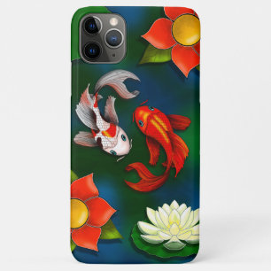 Case-Mate iPhone Case Poisson Koi et blanc Lotus Lily Pad Pond
