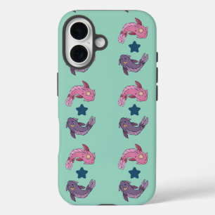 Coque Pour iPhone 16 Poisson Koï Soleil et Lune Art Pisces Céleste