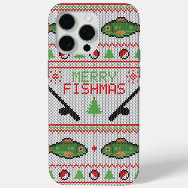 Coques Case-Mate iPhone Poisson laide de Noël (Verso)