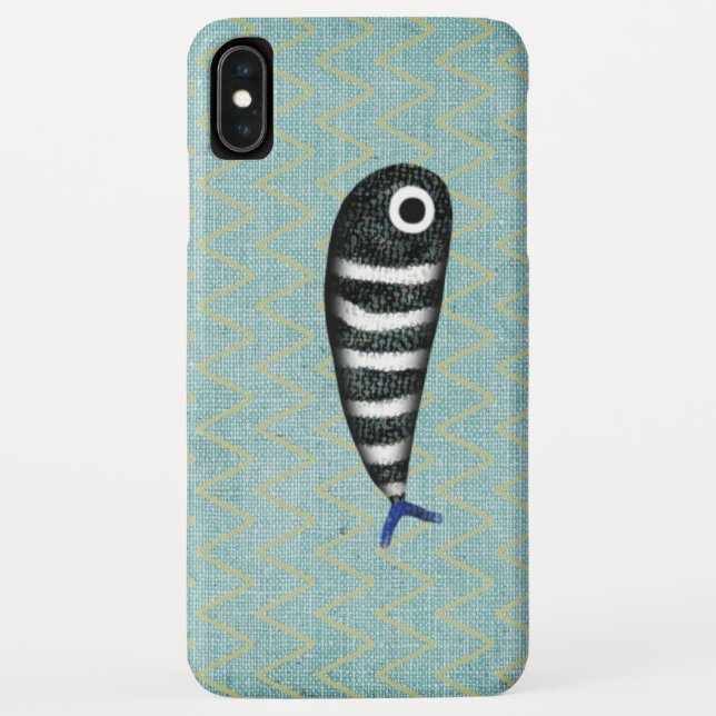 Coques Case-Mate iPhone poisson noir (Dos)
