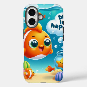 Coque Pour iPhone 16 Poisson rouge