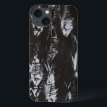 Etui iPhone Case-Mate Poissons blancs fossiles sur l'arrière - plan noir<br><div class="desc">Cette image fossile-inspirée est parfaite pour votre collection de poissons. Cette image est simple car elle inclut seulement deux couleurs : noir et blanc. Choisissez cet artprint aujourd'hui sur votre produit.</div>