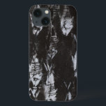 Etui iPhone Case-Mate Poissons blancs fossiles sur l'arrière - plan noir<br><div class="desc">Cette image fossile-inspirée est parfaite pour votre collection de poissons. Cette image est simple car elle inclut seulement deux couleurs : noir et blanc. Choisissez cet artprint aujourd'hui sur votre produit.</div>