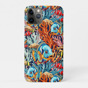 Case-Mate iPhone Case Poissons Tropicaux Couleurs Vives Ambiance Été