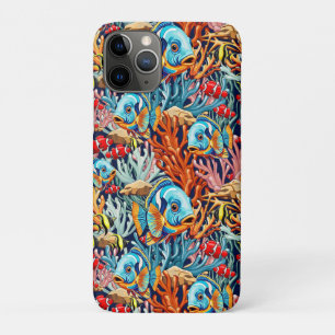 Case-Mate iPhone Case Poissons Tropicaux Couleurs Vives Ambiance Été