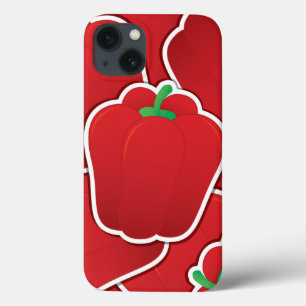 Coques Pour iPhone Poivre rouge funky