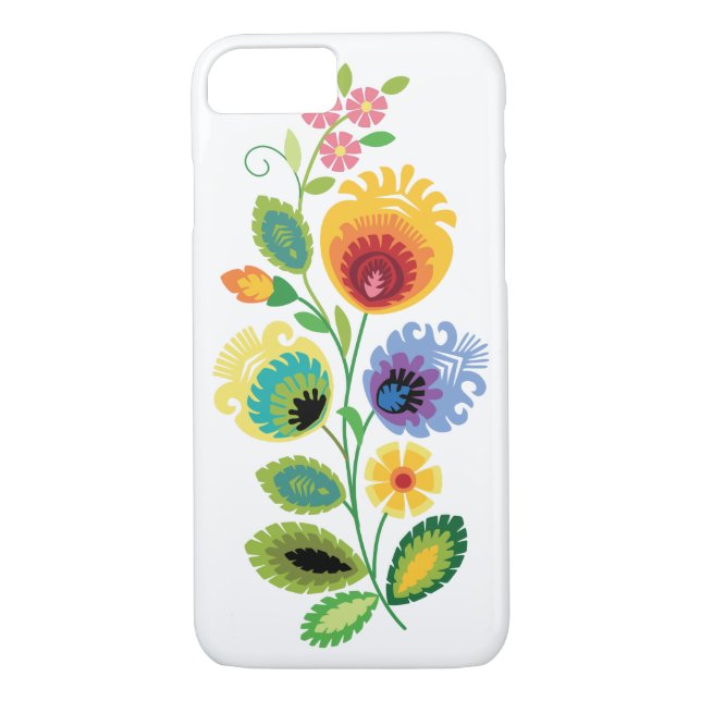Coques Case-Mate iPhone Polish Folk Flowers (Dos)