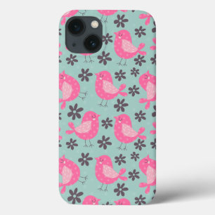 Etui iPhone Case-Mate Polka Dot Birds and Flowers