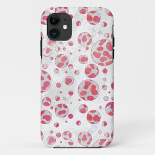 Coque Case-Mate Pour iPhone Polka Dot Dalmatie rose et blanc
