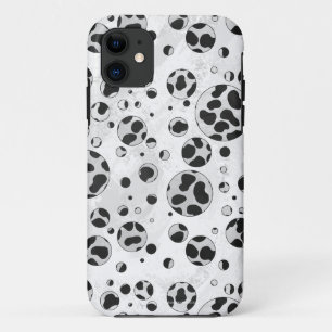 Coque Case-Mate Pour iPhone Polka en Dalmatie noir et blanc