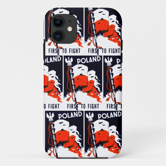 Coques Case-Mate iPhone Pologne 2ème guerre mondiale, D'Abord Pour Combatt (Dos)