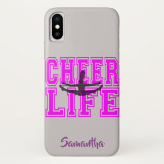 Coque Case-Mate Pour iPhone Pom-pom girl dans le cas rose de l'iphone X