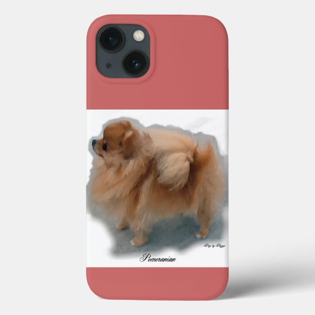 Coques Case-Mate iPhone Poméranian Art Poison (Verso)