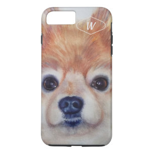 COQUES POUR iPhone POMERANIEN DOUX OR