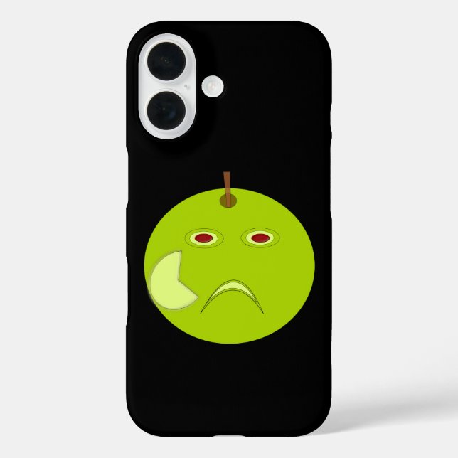 Coques Case-Mate iPhone Pomme maléfique avec cicatrice Halloween (Verso)