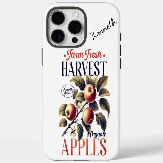 Coques Case-Mate iPhone Pommes biologiques récoltées avec soin. IA générat (Verso)