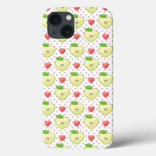 Etui iPhone Case-Mate Pommes cardiaques avec Pois roses et coeurs