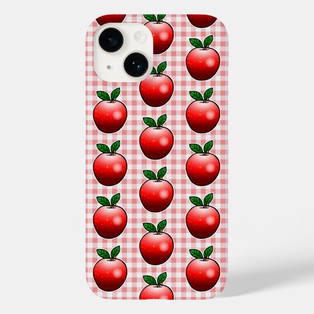 Coques Case-Mate iPhone Pommes rouges (Verso)