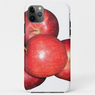 Coque iPhone 11 Pro Max Pommes rouges sucrées et crêpes - Impression de fr