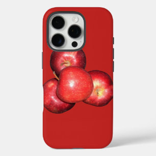 Coques iPhone 16 Pro Pommes rouges sucrées et crêpes - Impression de fr