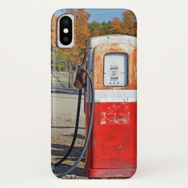 Coques Case-Mate iPhone Pompe à essence rétro (Dos)