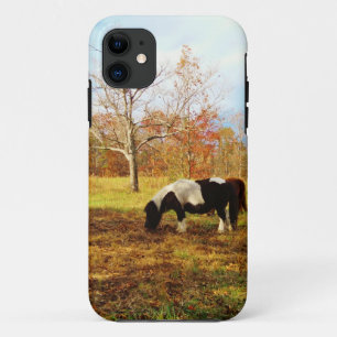 Coque Case-Mate iPhone Poney miniature noir et blanc / Cheval