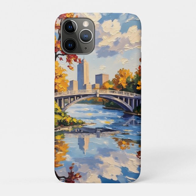 Coques Case-Mate iPhone Pont blanc d'Indianapolis sur la rivière White  (Dos)