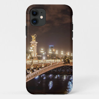 Coques Pour iPhone Pont d'Alexandre 3 à Paris France la nuit