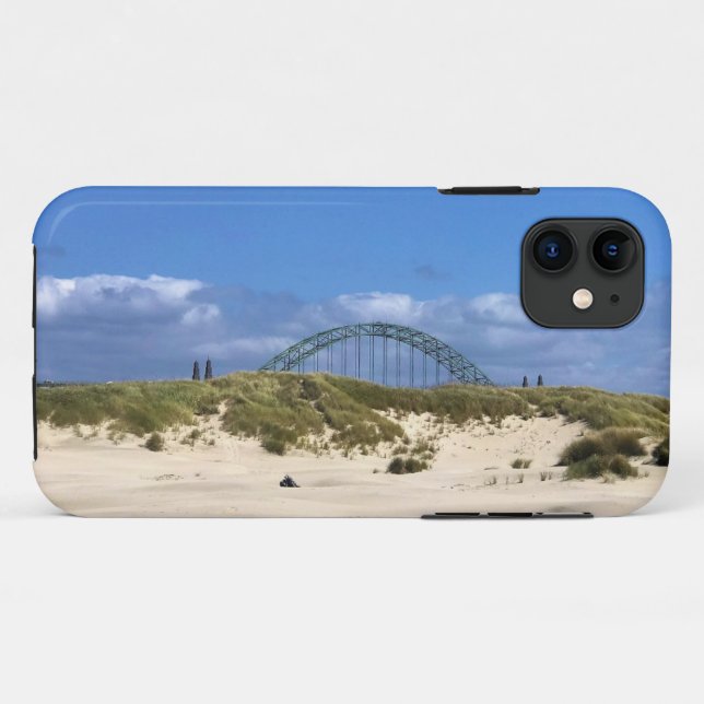Coques Case-Mate iPhone Pont de la Baie de Yaquina, Newport, Oregon (Dos (Horizontal))