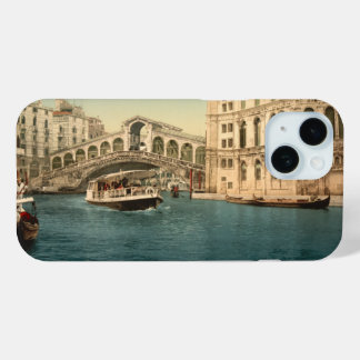 Coque Pour iPhone 15 Pont du Rialto et Grand Canal, Venise, Italie
