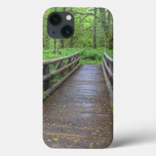 Case-Mate iPhone Case pont en bois du sentier Maple Glade, fougères et