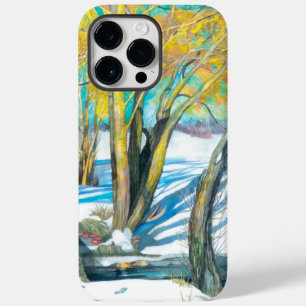 Coque Case-Mate iPhone pont en hiver Peinture Watercol