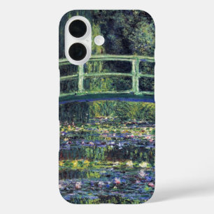 Coque Pour iPhone 16 Pont sur l'étang Nénuphar par Claude Monet