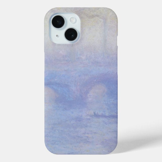 Coques Case-Mate iPhone Pont Waterloo, effet Mist par Claude Monet (Verso)