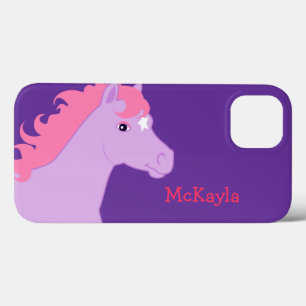 Coque Case-Mate iPhone Pony rose personnalisé