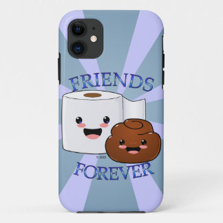 Coque Case-Mate iPhone Poo et papier hygiénique BFFS