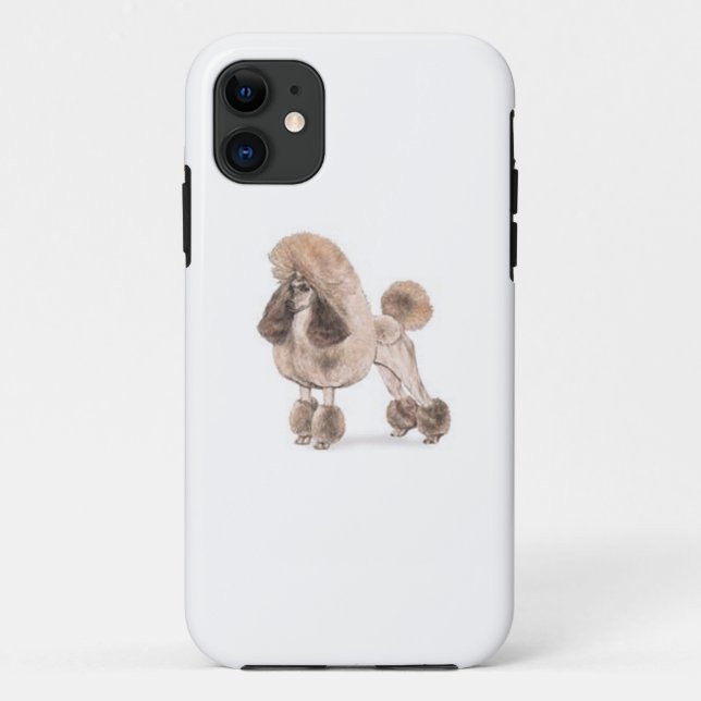 Coques Case-Mate iPhone Poodle — Afficher le manteau (Dos)