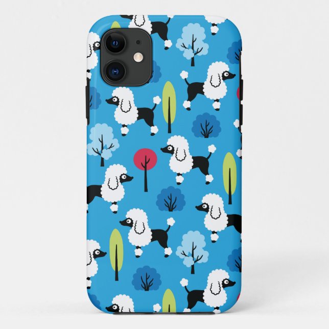 Coques Case-Mate iPhone Poodle dans le parc (Dos)