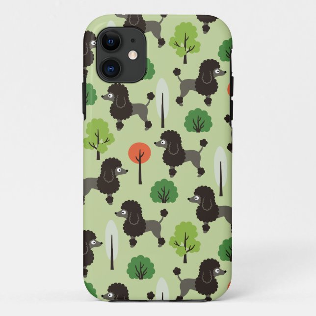 Coques Case-Mate iPhone Poodle dans le parc (Dos)