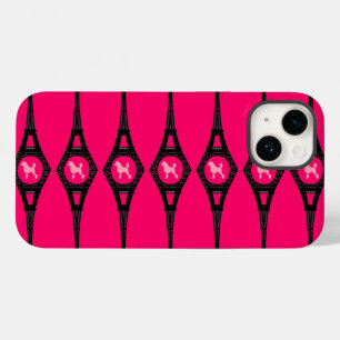 Coque Pour iPhone 14 Poodle Tour Eiffel