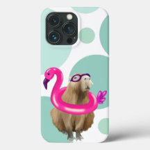 Pool Party Cute Capybara Avec Flotte Flamant rose