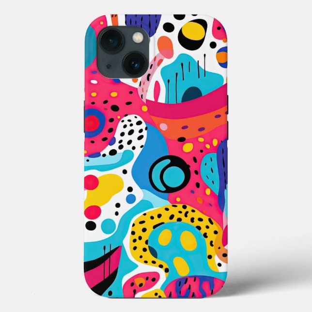 Coques Case-Mate iPhone Pop Art Abstrait Motif, Pop Art inspiré Motif (Verso)