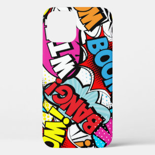 Case-Mate iPhone Case Pop Art Comic : Retro Motif sans couture