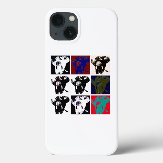 Coques Case-Mate iPhone Pop Art Elephants (Verso)