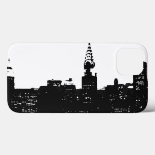 Coques Pour iPhone Pop Art noir blanc NY Manhattan
