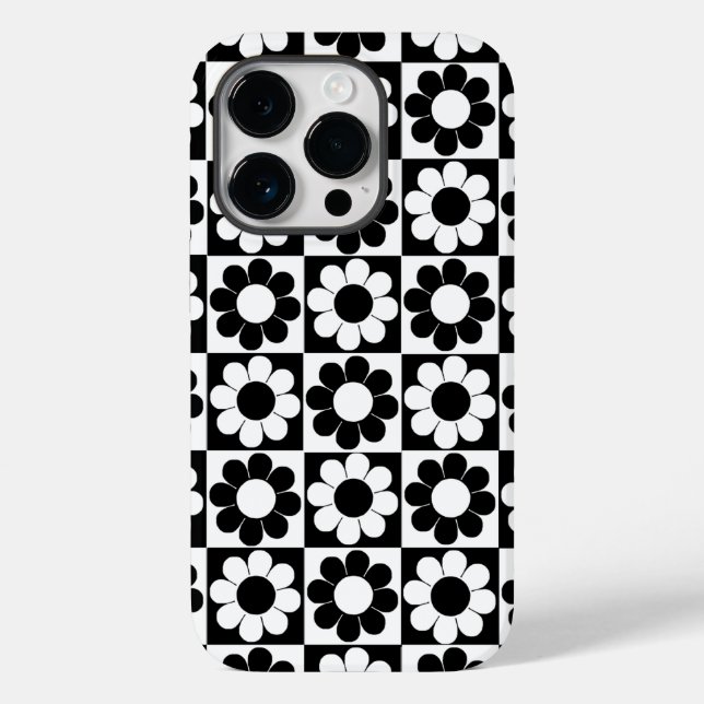 Coques Case-Mate iPhone Pop flower Power Squares (Verso)