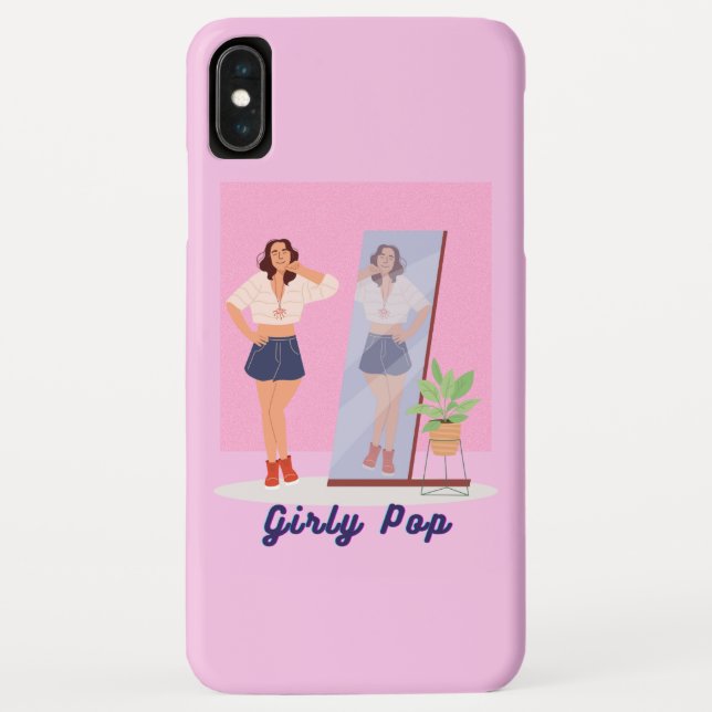 Coques Case-Mate iPhone Pop girly - rose (Dos)