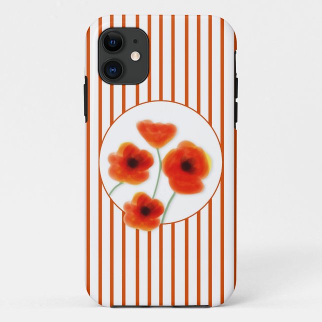 Coques Case-Mate iPhone Poppies (Dos)