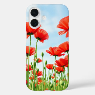 Coque Pour iPhone 16 Poppies d'été